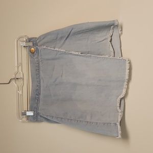 Express Denim Wrap Skirt